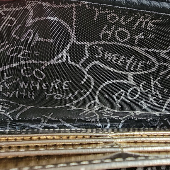 Betsey Johnson Large Zip Around Wristlet Clutch - Picture 11 of 12